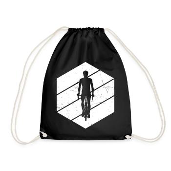 Cycling Cycling - Drawstring Bag - black - Front