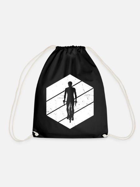 Cycling Cycling - Drawstring Bag - black