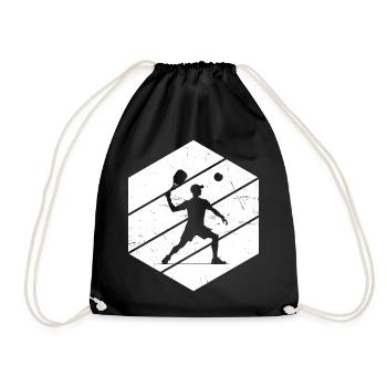 Pickleball Racquetball Jeux de pickleball Femmes - Sac de sport léger - noir - Devant
