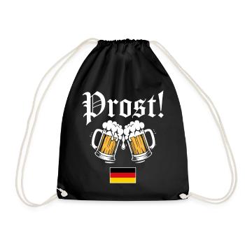 Prost! - Sac de sport léger - noir - Devant