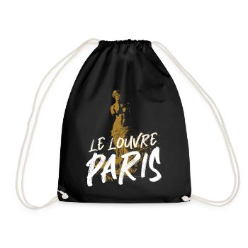 Venus de Milo sculpture from the Louvre Paris - Drawstring Bag - black - Front