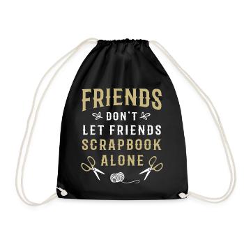Scrapbook Scrapbooking - Sac de sport léger - noir - Devant