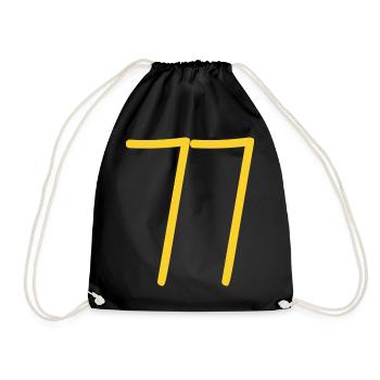 77 - Sac de sport léger - noir - Devant