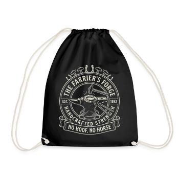 La Forge du Maréchal-Ferrant - Pas de sabot, pas d’artisanat du cheval - Sac de sport léger - noir - Devant