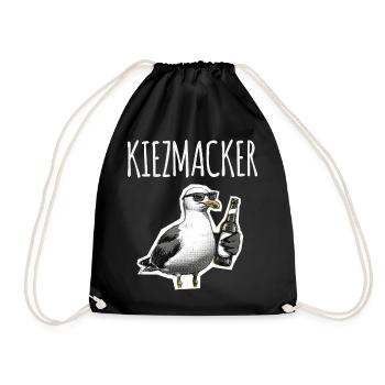 Kiez Möwe Macker - Sac de sport léger - noir - Devant