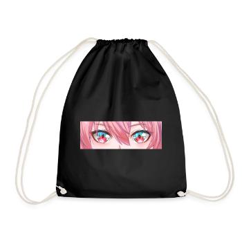 Anime Eyes Sexy Manga Ecchi Pink Waifu - Sac de sport léger - noir - Devant