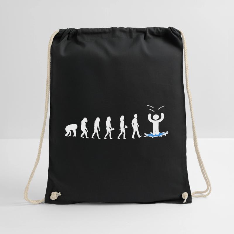 ice bathing ice cold ice bath evolution kneipp ice hole Drawstring Bag