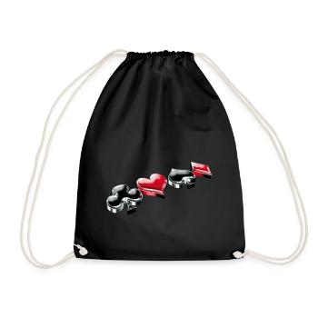 Anniversaire Idée Cadeau Game of Life Poker - Sac de sport léger - noir - Devant