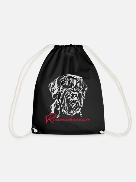RIESENSCHNAUZER Hunde Hund Wilsigns - Turnbeutel - Schwarz