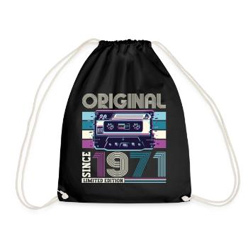 Original 1971 51st Birthday Gift Hommes - Sac de sport léger - noir - Devant