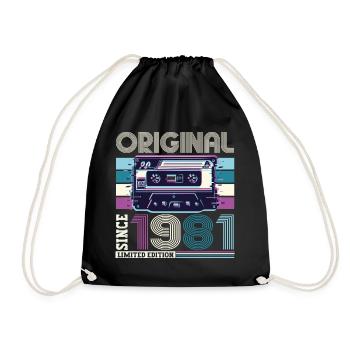 Original 1981 41st Birthday Gift Hommes - Sac de sport léger - noir - Devant