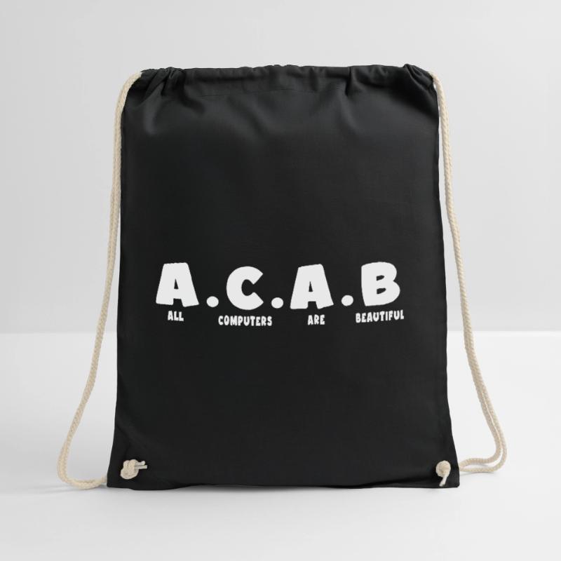 nerd coder iq server download data Drawstring Bag