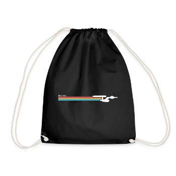 Star Trek The Original Series NCC-1701 Arc En Ciel - Sac de sport léger - noir - Devant