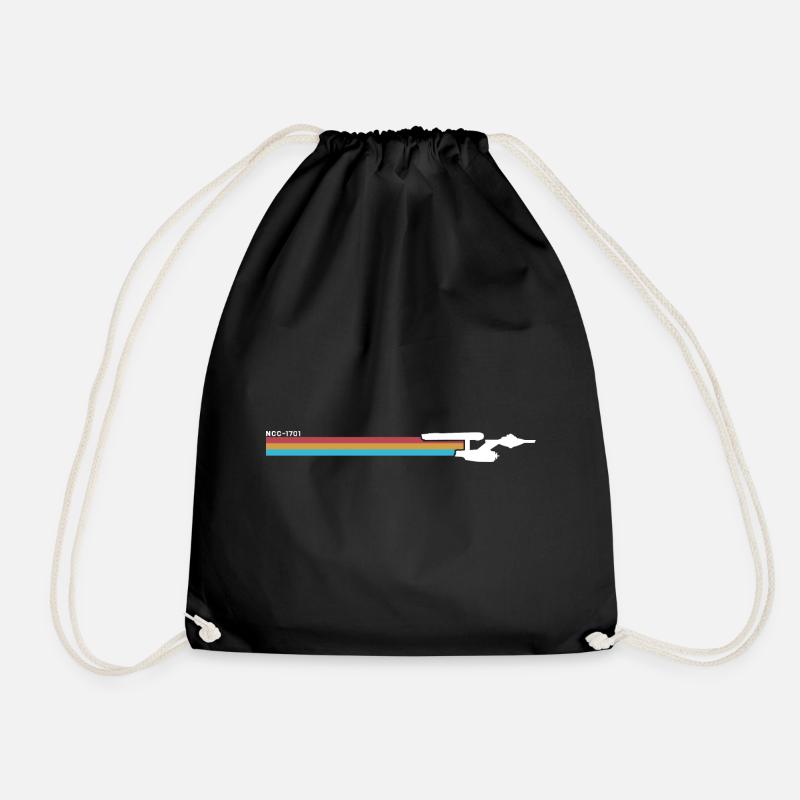 Star Trek The Original Series NCC-1701 Rainbow - Drawstring Bag - black