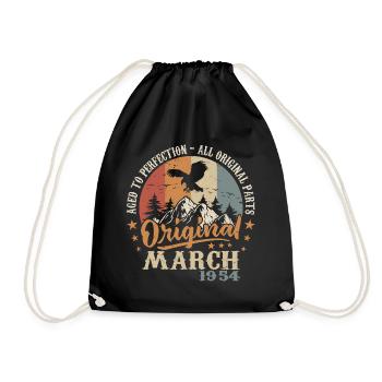 Mars 1954 Jubilé 1954 Légendes Mars 1954 - Sac de sport léger - noir - Devant