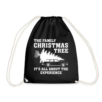 The Family Christmas Tree - Drawstring Bag - black - Front