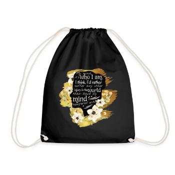 Sydney Sage Quote - Richelle Mead Vampire Academy - Drawstring Bag - black - Front