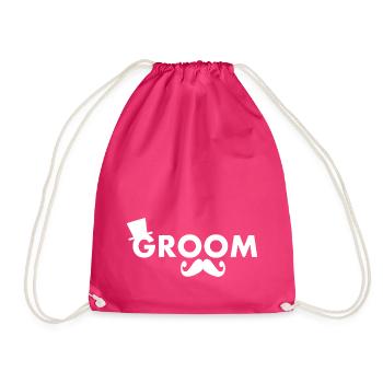 Groom - Turnbeutel - Fuchsia - Vorne