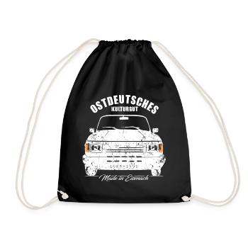 Wartburg 1.3 Classic - Ostdeutsches Kulturgut - Turnbeutel - Schwarz - Vorne