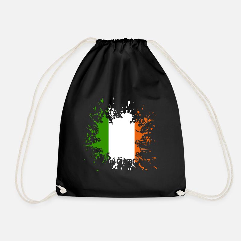 Ireland Irland - Turnbeutel - Schwarz