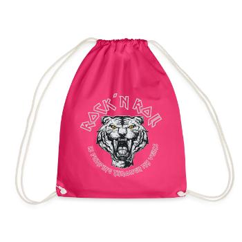 Rock 'n' Roll pompe dans mes veines cadeau - Sac de sport léger - fuchsia - Devant