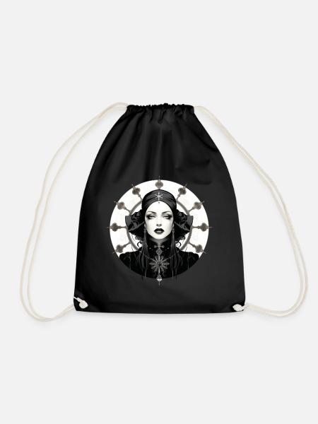 Diva gothique - Sac de sport léger - noir