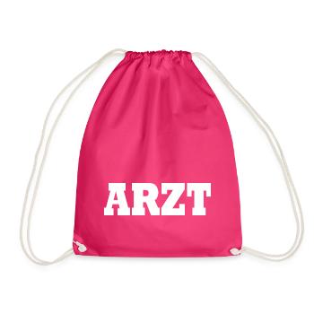 Arzt - Turnbeutel - Fuchsia - Vorne