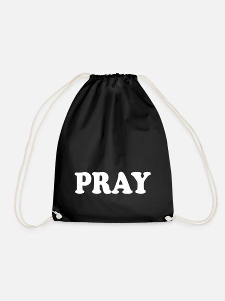 Pray - Turnbeutel - Schwarz