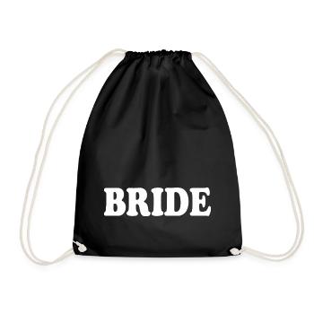 Bride - Turnbeutel - Schwarz - Vorne