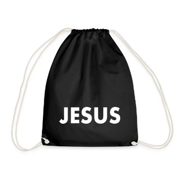 Jesus - Sac de sport léger - noir - Devant