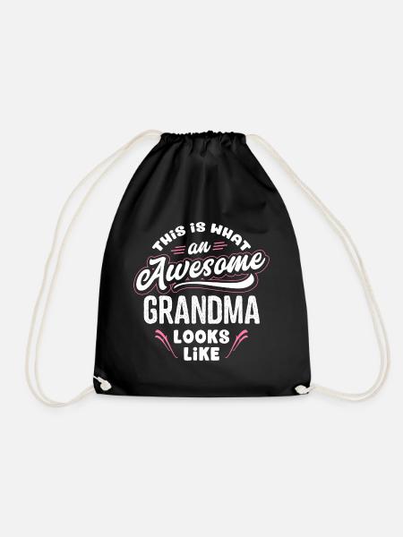 This Is What An Awesome Grandma Looks Like - Turnbeutel - Schwarz