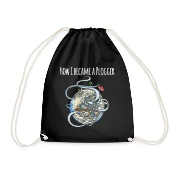 comment je suis devenu un coureur plogging i cadeau - Sac de sport léger - noir - Devant