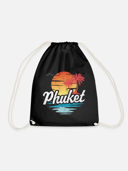 Phuket - Turnbeutel - Schwarz