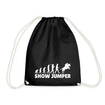 Evolution Reiten Show Jumper - Turnbeutel - Schwarz - Vorne