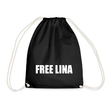 Free lina - Turnbeutel - Schwarz - Vorne
