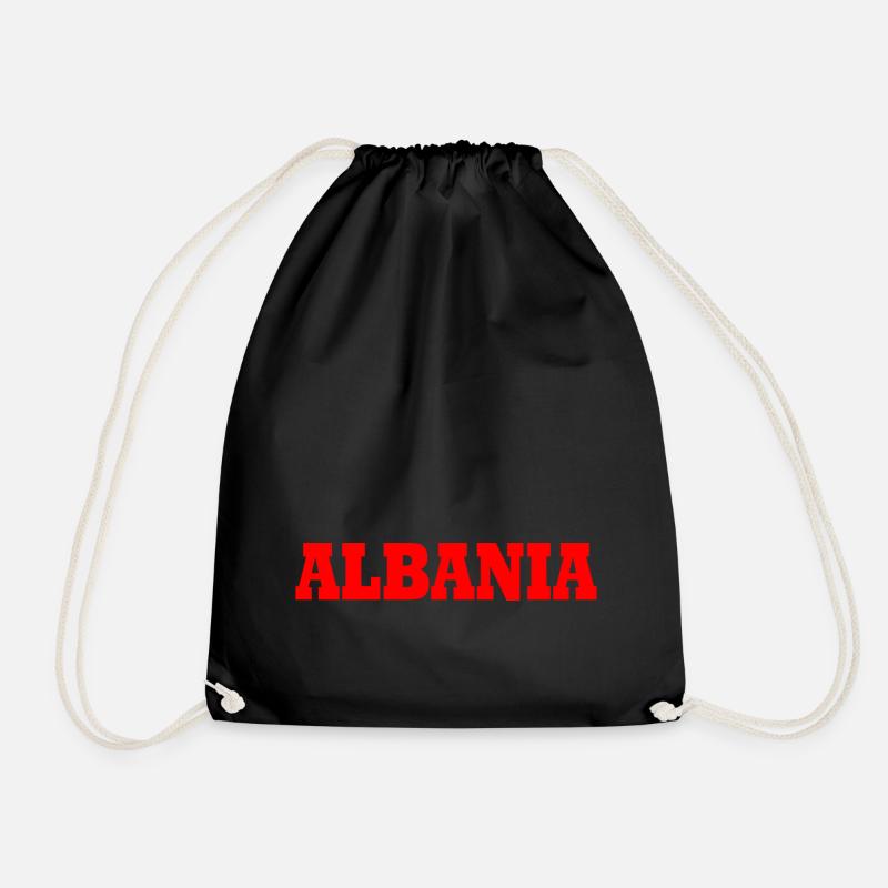 Albanien - Turnbeutel - Schwarz