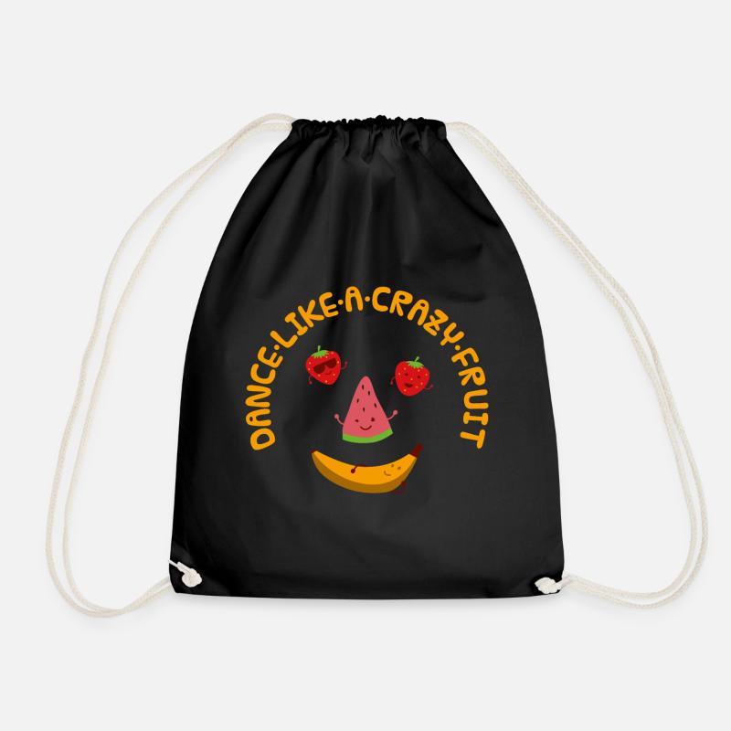 Like A Crazy Fruit - Drawstring Bag - black