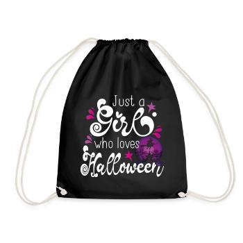 Halloween Girl November Gift Cadeau - Sac de sport léger - noir - Devant