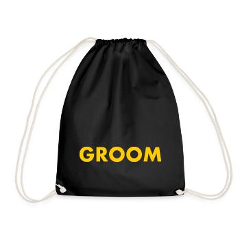 Groom - Turnbeutel - Schwarz - Vorne