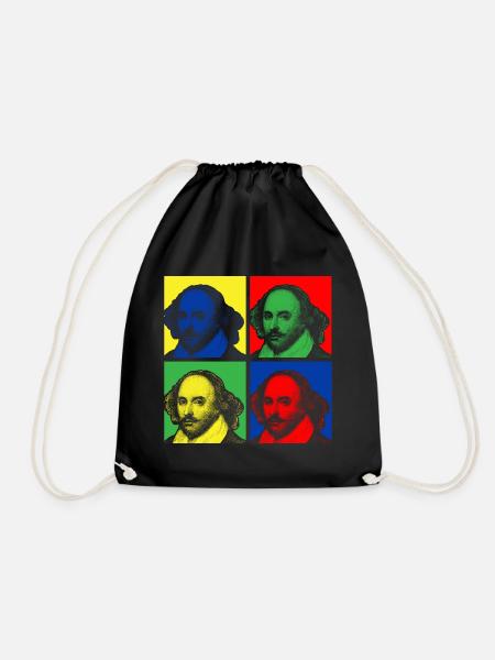 SHAKESPEARE - Drawstring Bag - black
