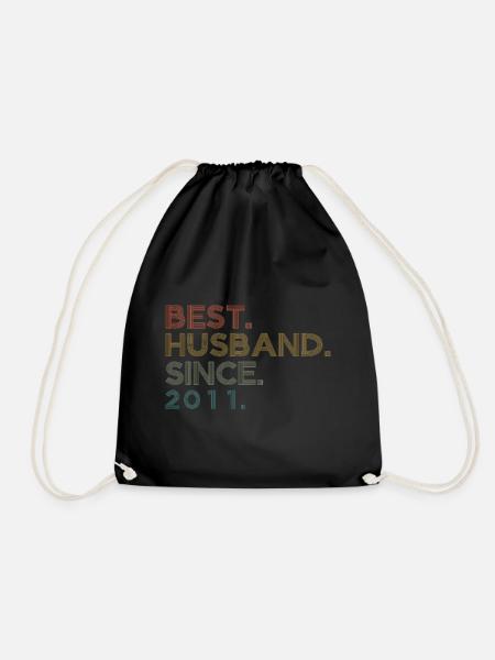 Best Husband since September 2011 Geschenk - Turnbeutel - Schwarz