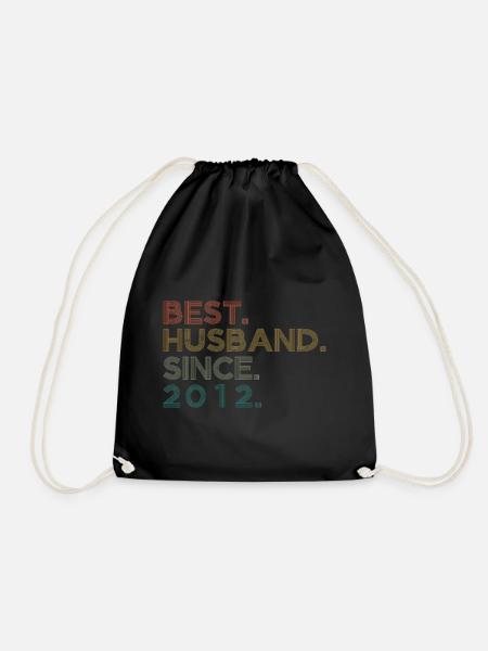 Best Husband since 2012 Geschenk - Turnbeutel - Schwarz