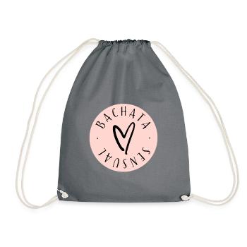Bachata Sensual Circle - Drawstring Bag - grey - Front