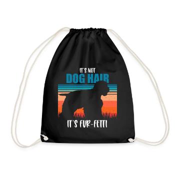 Cocker Spaniel américain - Sac de sport léger - noir - Devant
