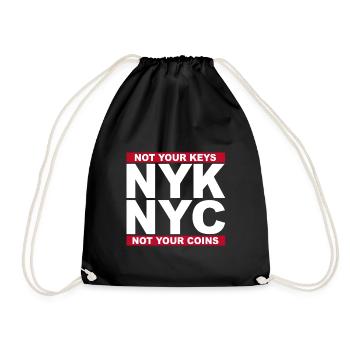 NYK NYC - Turnbeutel - Schwarz - Vorne