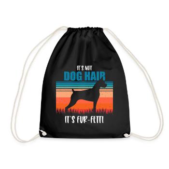 Chien boxeur - Sac de sport léger - noir - Devant
