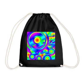 Mediterranean Sunrise - Drawstring Bag - black - Front