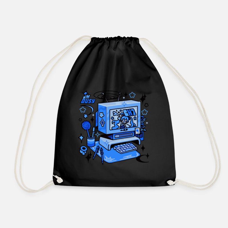 Nostalgie PC - Sac de sport léger - noir