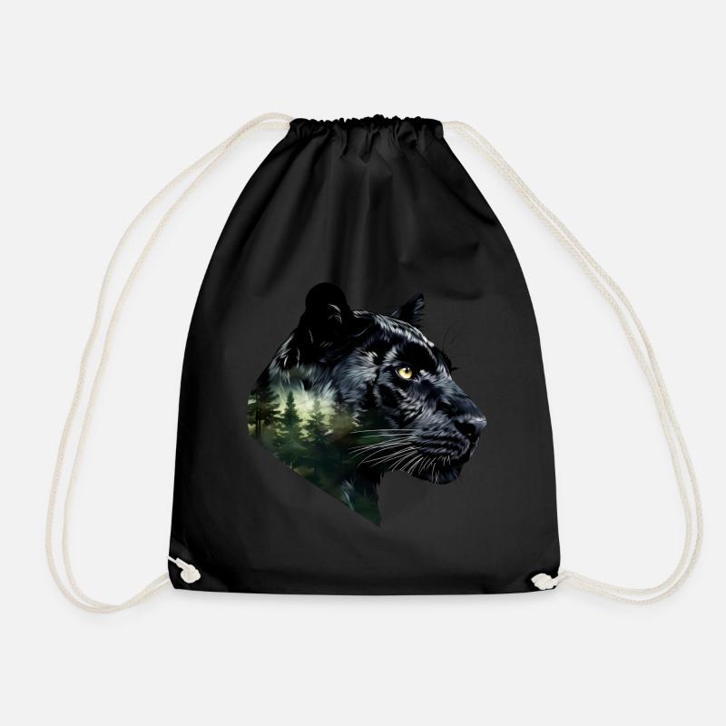 Panther - Turnbeutel - Schwarz