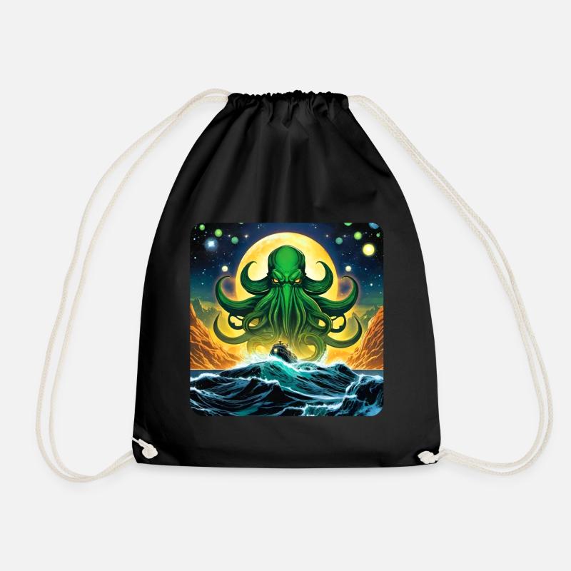 Unsterblicher Cthulhu Monster - Turnbeutel - Schwarz